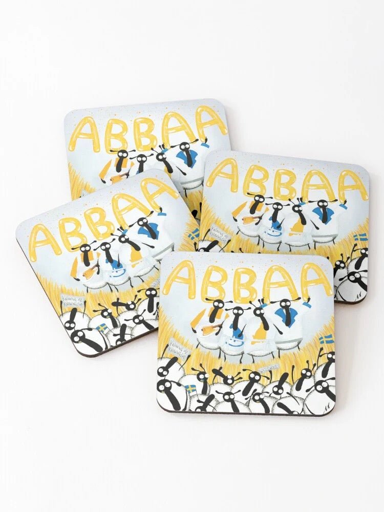 Abbaa Coaster - Mervyn Tay Art - Just Makers Mervyn Tay Art
