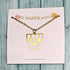 Abstract Brass Necklace - Red Paper House_Just Makers