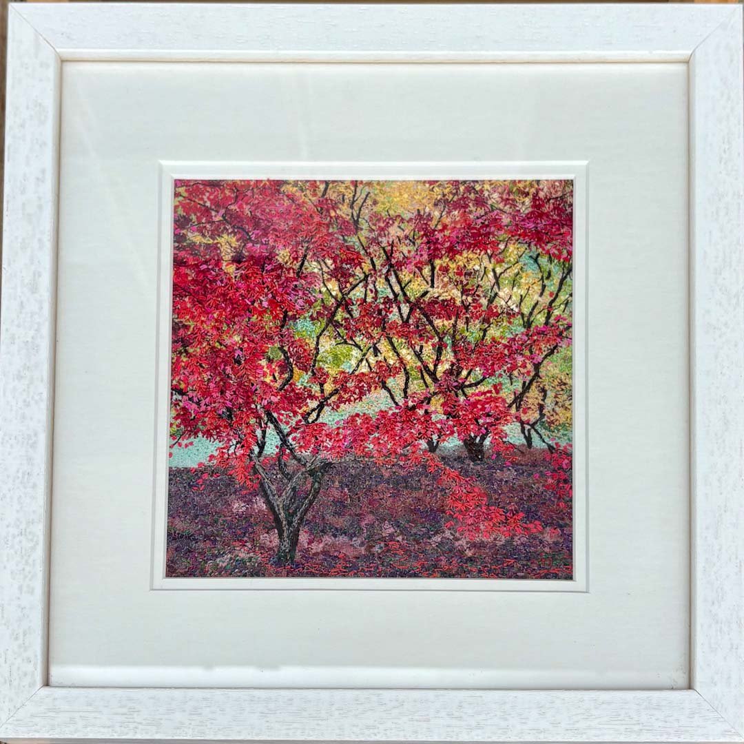 Acer Glade Embroidered Giclee Print - Fiona Robertson - Just Makers Fiona Roberston