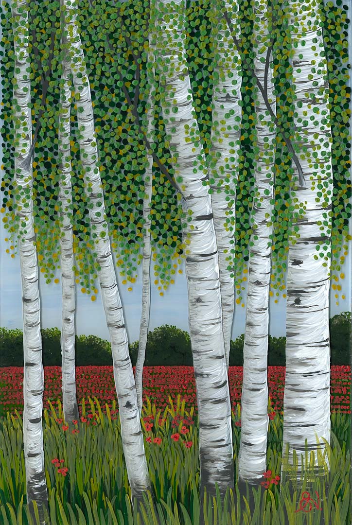Across the Poppy Field Original - Sarah Jane Nicholls_Just Makers