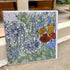 Agapanthus and Poppies Greeting Card - Rachel Knowles_Just Makers