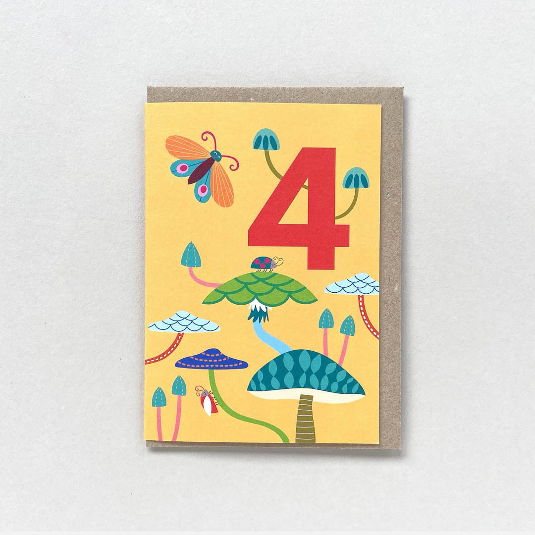 Age 4 birthday card by Maggie Magoo Designs_Just Makers