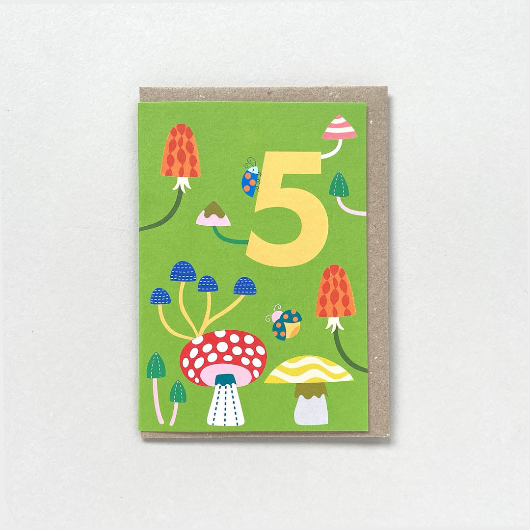 Age 5 birthday card by Maggie Magoo Designs_Just Makers