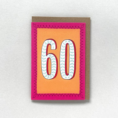 Age 60 Birthday Card by Maggie Magoo_Just Makers