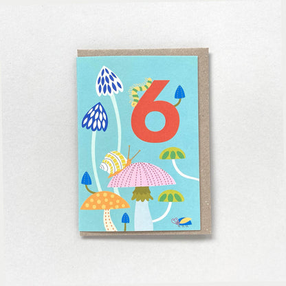 Age 6 birthday card by Maggie Magoo Designs_Just Makers