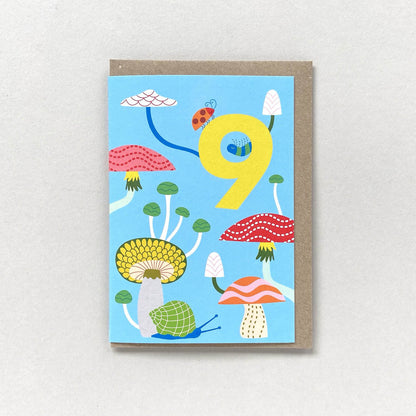 Age 9 birthday card by Maggie Magoo_just makers