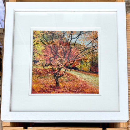 Amber Falling Embroidered Giclee Print - Fiona Robertson_Just Makers