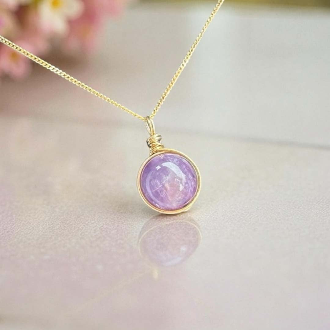 Amethyst Necklace - Hart, Body and Soul_Just Makers