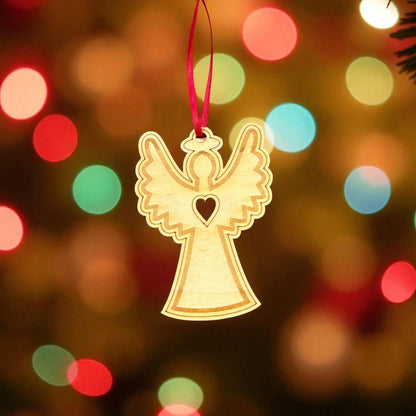 Angel Wooden Decoration - Woodcutter Creations_Just Makers