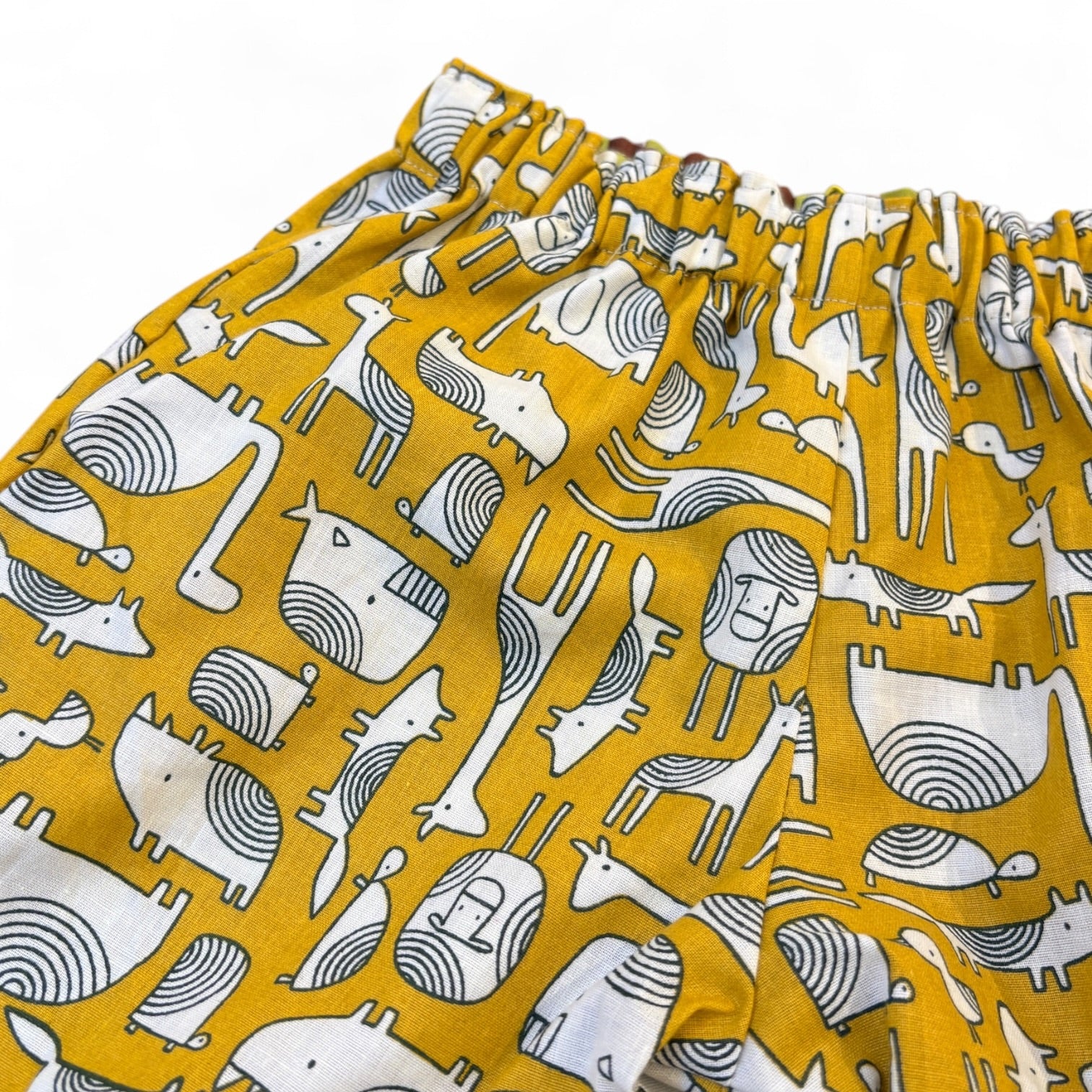 Animal and Check Reversible Trousers 1 Years - Jumplings Clothes_Just Makers
