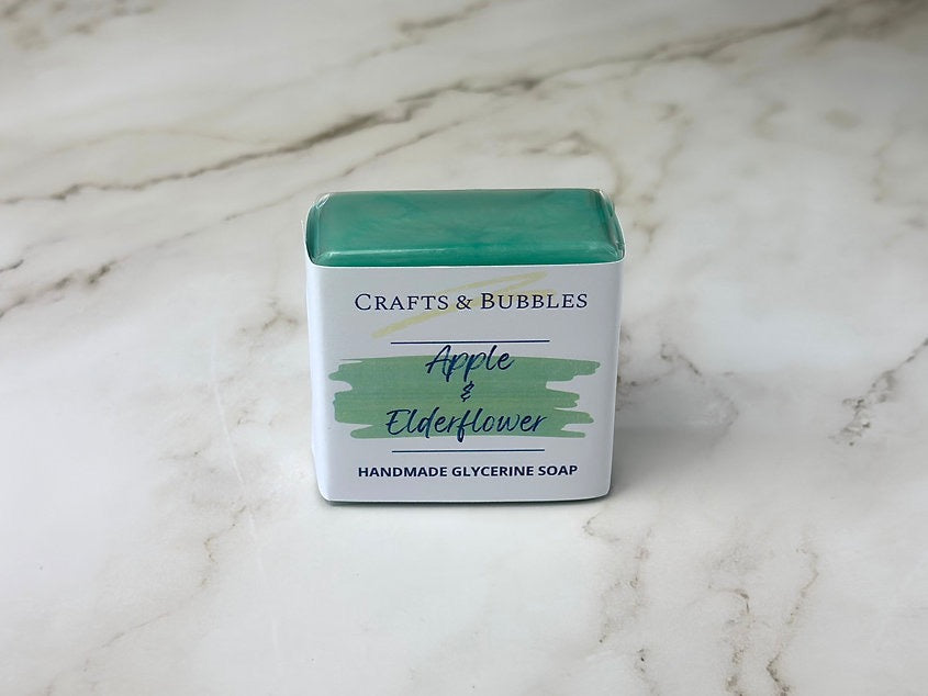 Apple and Elderflower Glycerine Soap - Crafts and Bubbles_Just Makers