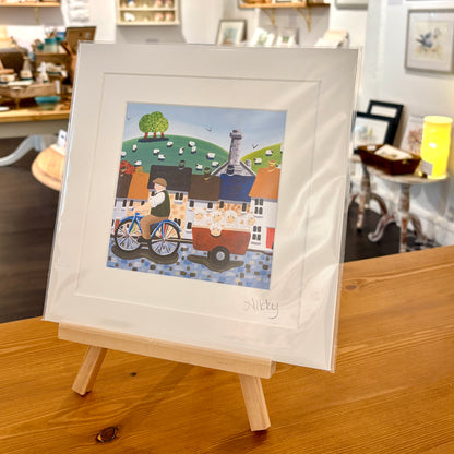 Arriving in Style Mounted Print - Nikky Corker_Just Makers