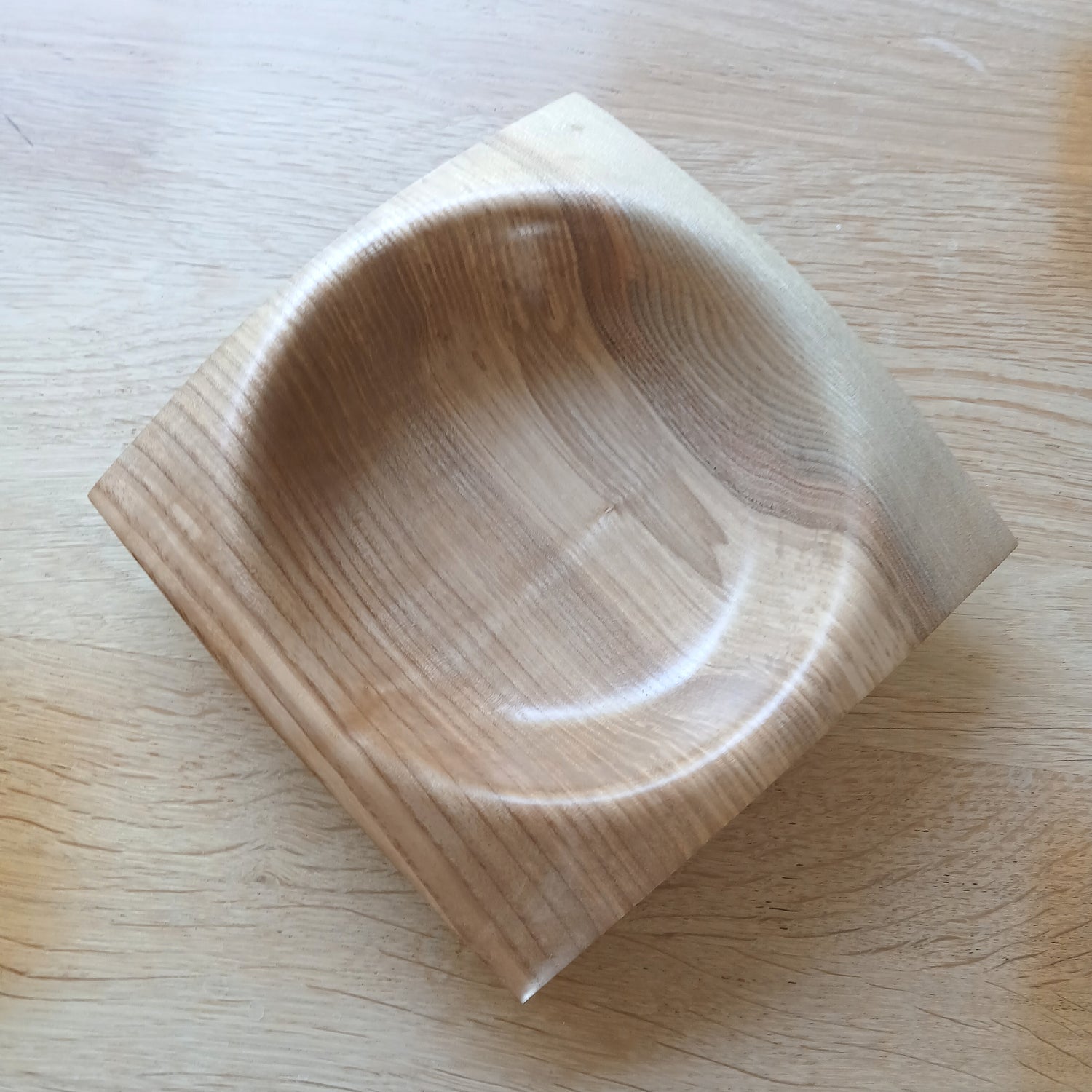 Ash Small Square Bowl - Mike Bentley_Just Makers