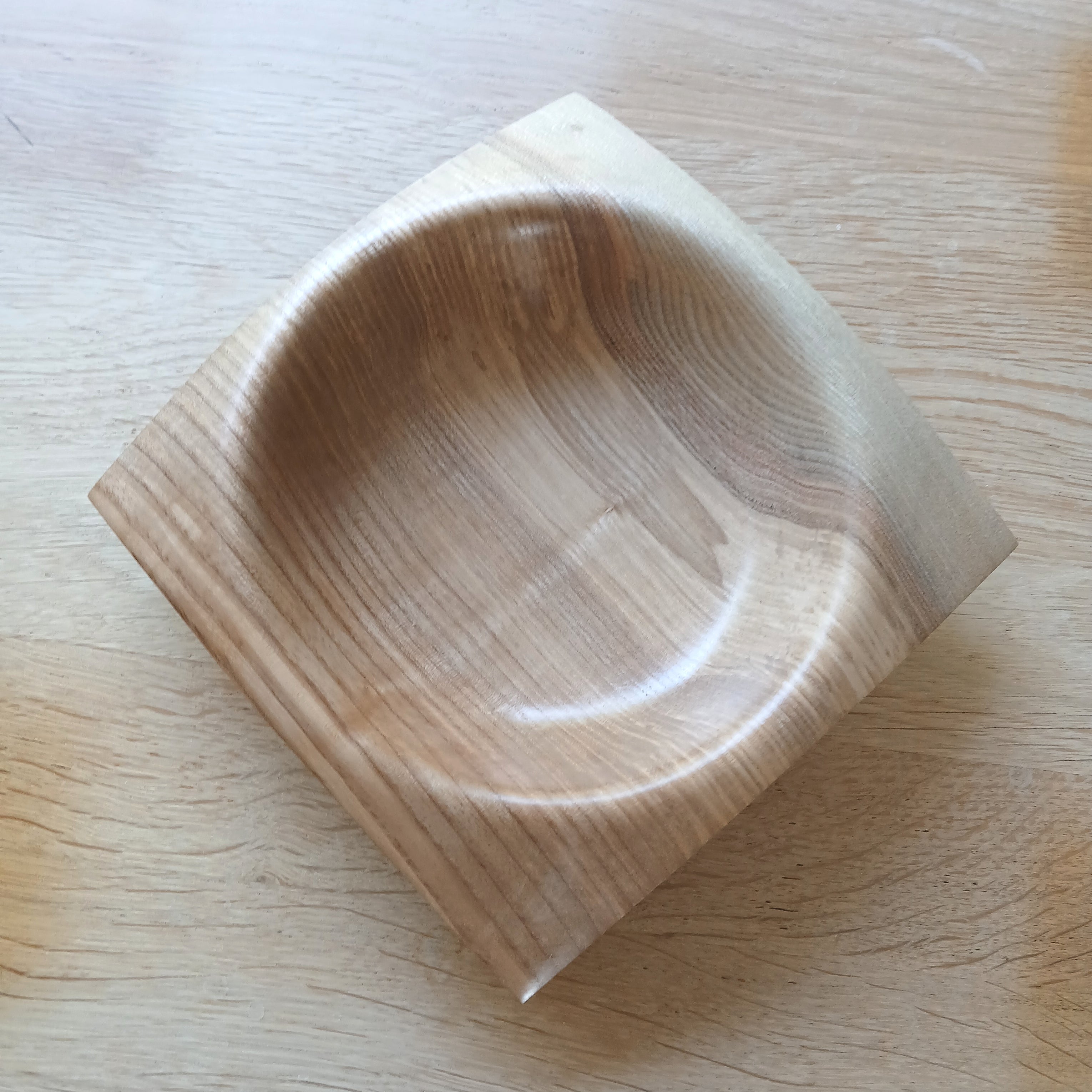 Ash Small Square Bowl - Mike Bentley_Just Makers