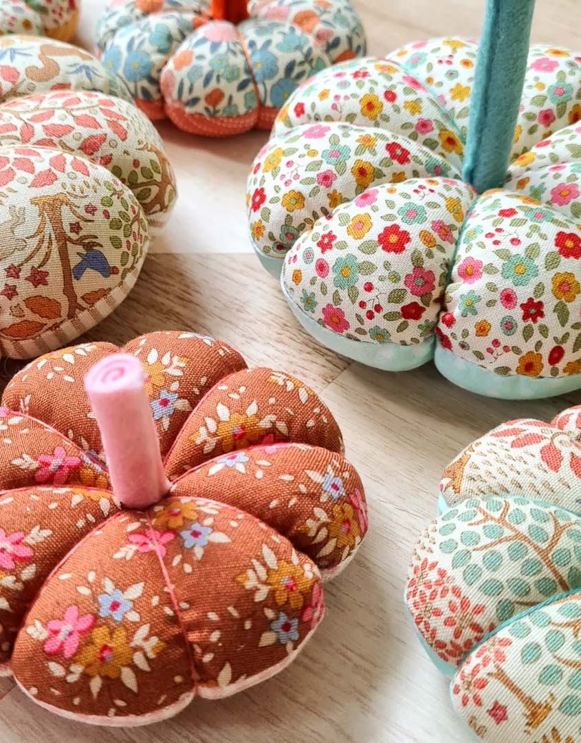 Autumnal Fabric Pumpkin - Alice and Audrey_Just Makers
