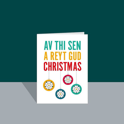 Av Thi Sen a Reyt Gud Christmas Card - JAM Artworks - Just Makers JAM Artworks