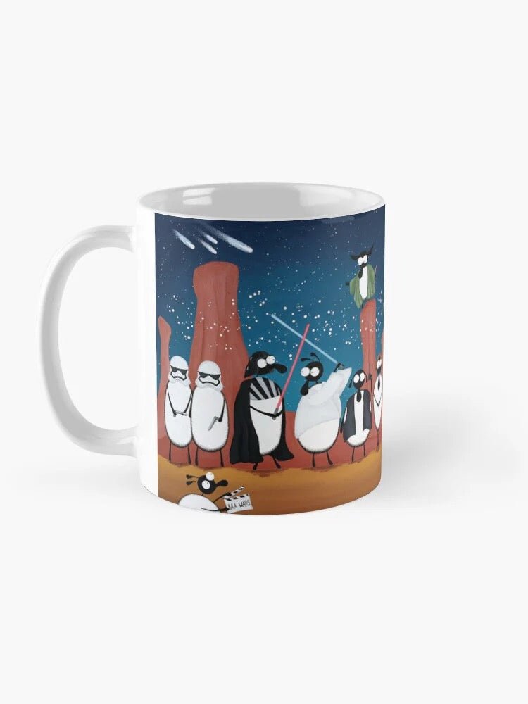 Baa Wars Ceramic Mug - Mervyn Tay Art - Just Makers Mervyn Tay Art