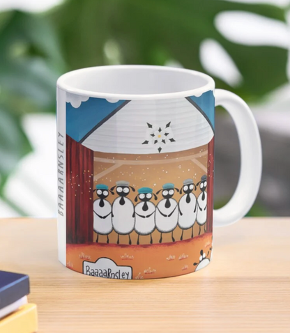 Baaaarnsley Ceramic Mug - Mervyn Tay Art_Just Makers