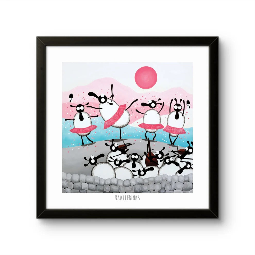 Baallerinas 10&quot; Print - Mervyn Tay Art_Just Makers