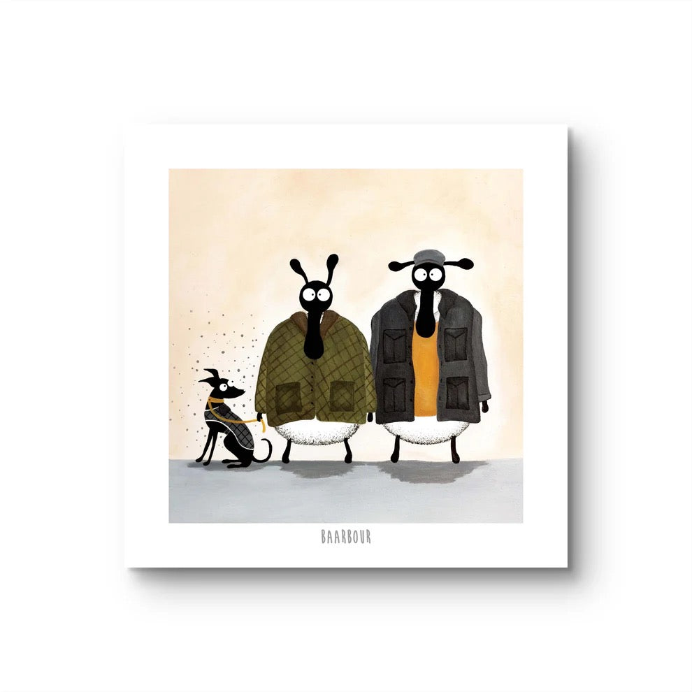 Baarbour 10&quot; Print - Mervyn Tay Art_Just Makers