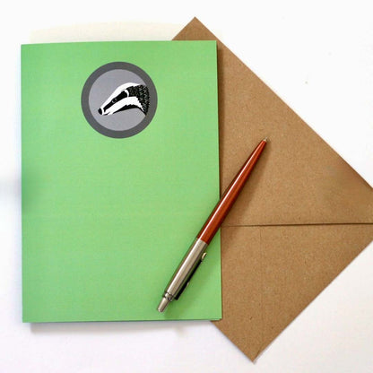 Badger Pop-Up 3D Card_Just Makers