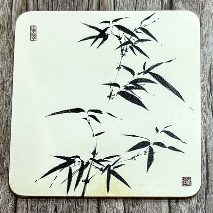 Bamboo Chinese Ink Coaster - Su Yao_Just Makers