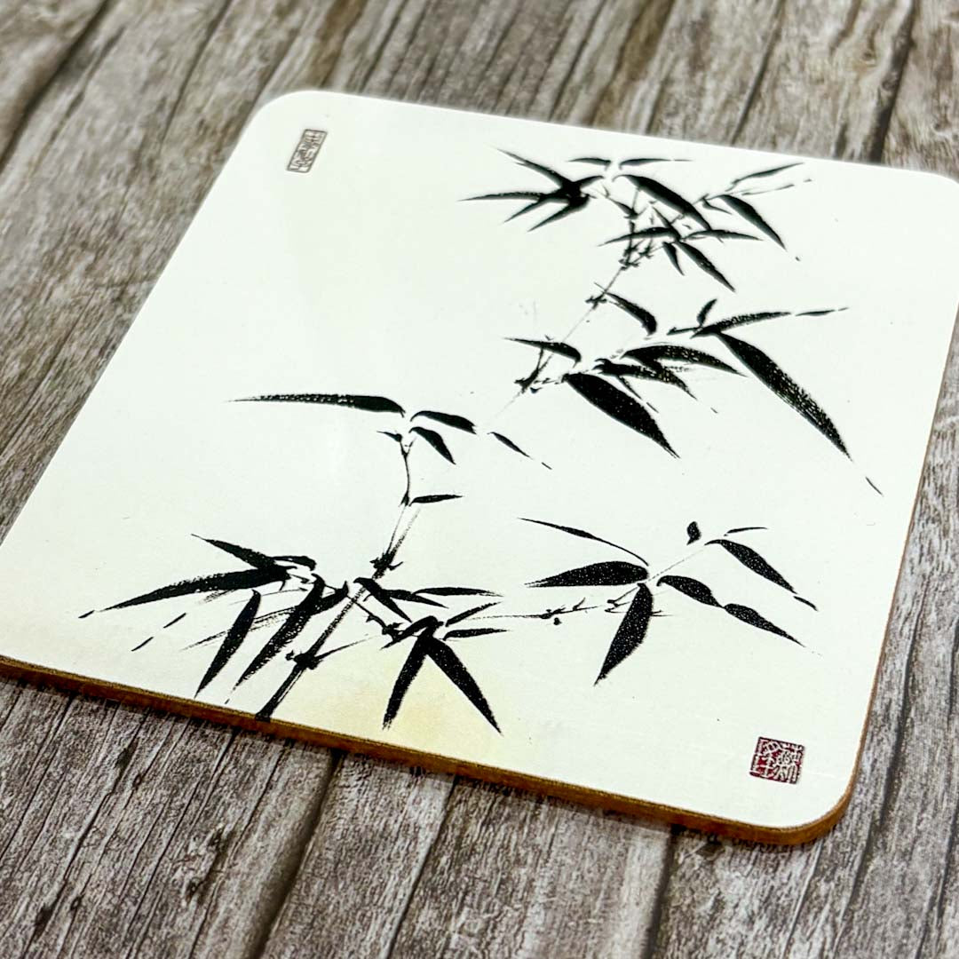 Bamboo Chinese Ink Coaster - Su Yao_Just Makers