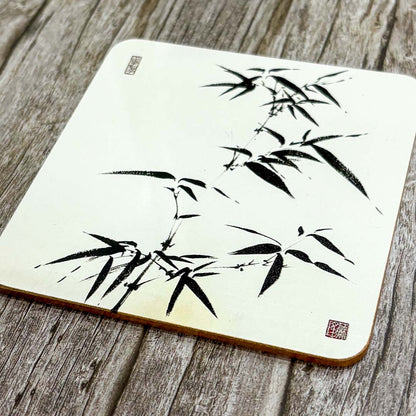 Bamboo Chinese Ink Coaster - Su Yao_Just Makers