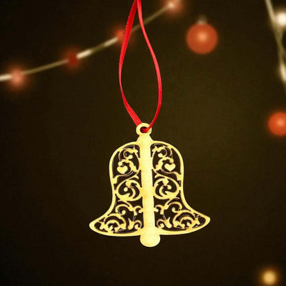 Bell Wooden Decoration - Woodcutter Creations_Just Makers