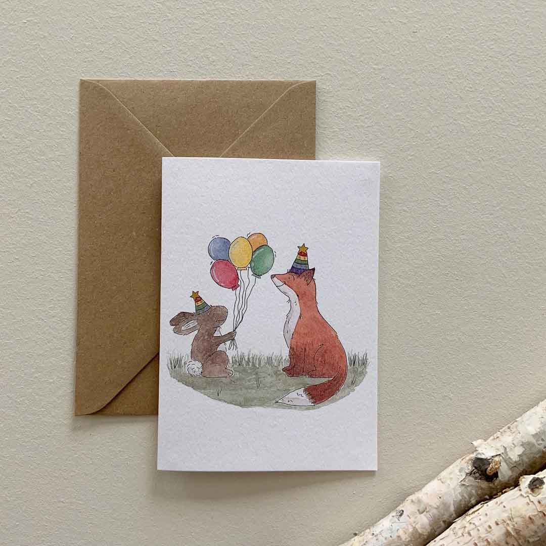 Best of Friends Birthday Bash Card - Bramble Wood and Co_Just Makers