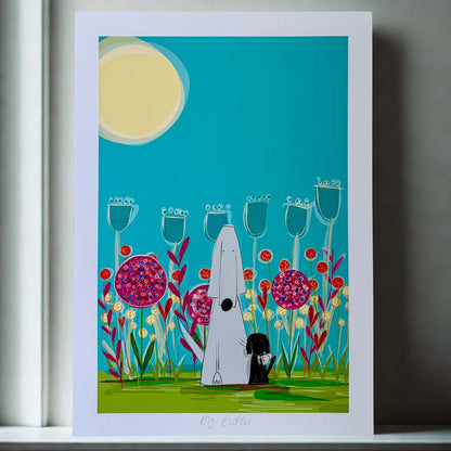 Big Brother Sprocket A4 Print - Sarah Westwood Illustrator_Just Makers