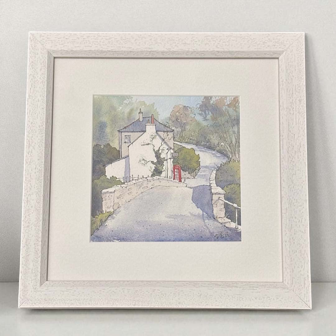 Birch Hall Inn, Beck Hole Original Framed Painting - Matty Burnham_Just Makers