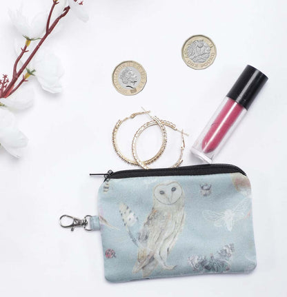 Birds Silk Pouch / Coin Purse - Pattern Passion_Just Makers