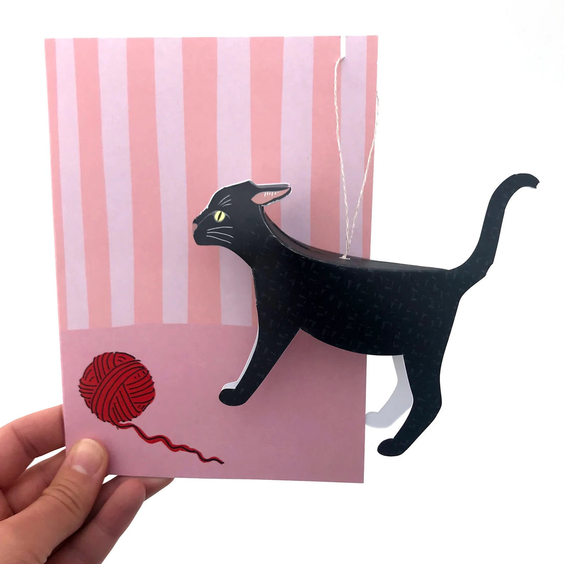 Black Cat Pop-Up 3D Card &amp; Decoration_Just Makers