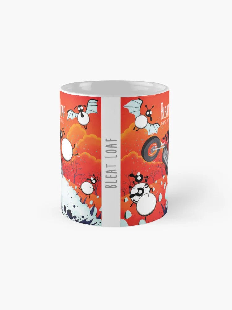 Bleat Loaf Ceramic Mug - Mervyn Tay Art_Just Makers