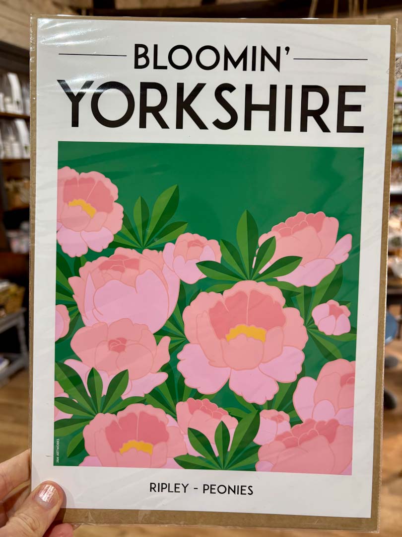 Bloomin Yorkshire Ripley Peonies Print - JAM Artworks_Just Makers