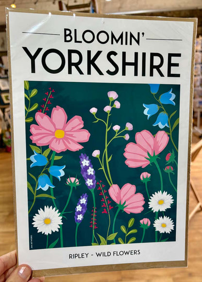 Bloomin Yorkshire Ripley Wild Flowers Print - JAM Artworks_Just Makers