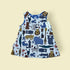 Blue Animal Reversible Dress 6-12 Months - Jumplings Clothes_Just Makers