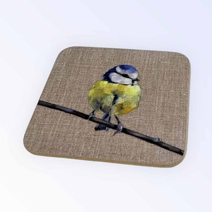 Blue Tit Coaster by Katherine Whitby_Just Makers