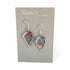 Blue and Silver Petal Earrings - Nancy Jones_Just Makers