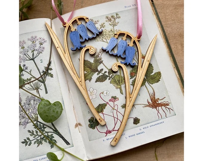 Bluebell Hanging Flower Drop - Natty Deco_Just Makers