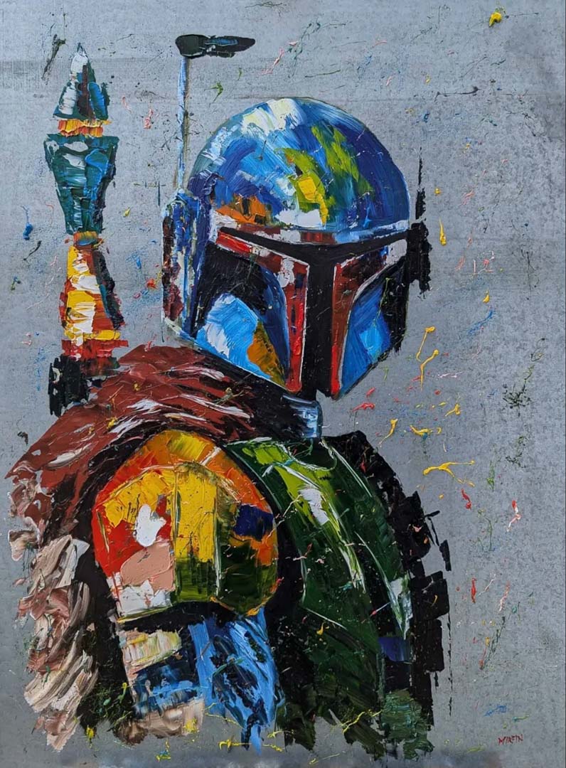 Boba Fett Ltd Edition Print - Paul Mirfin_Just Makers