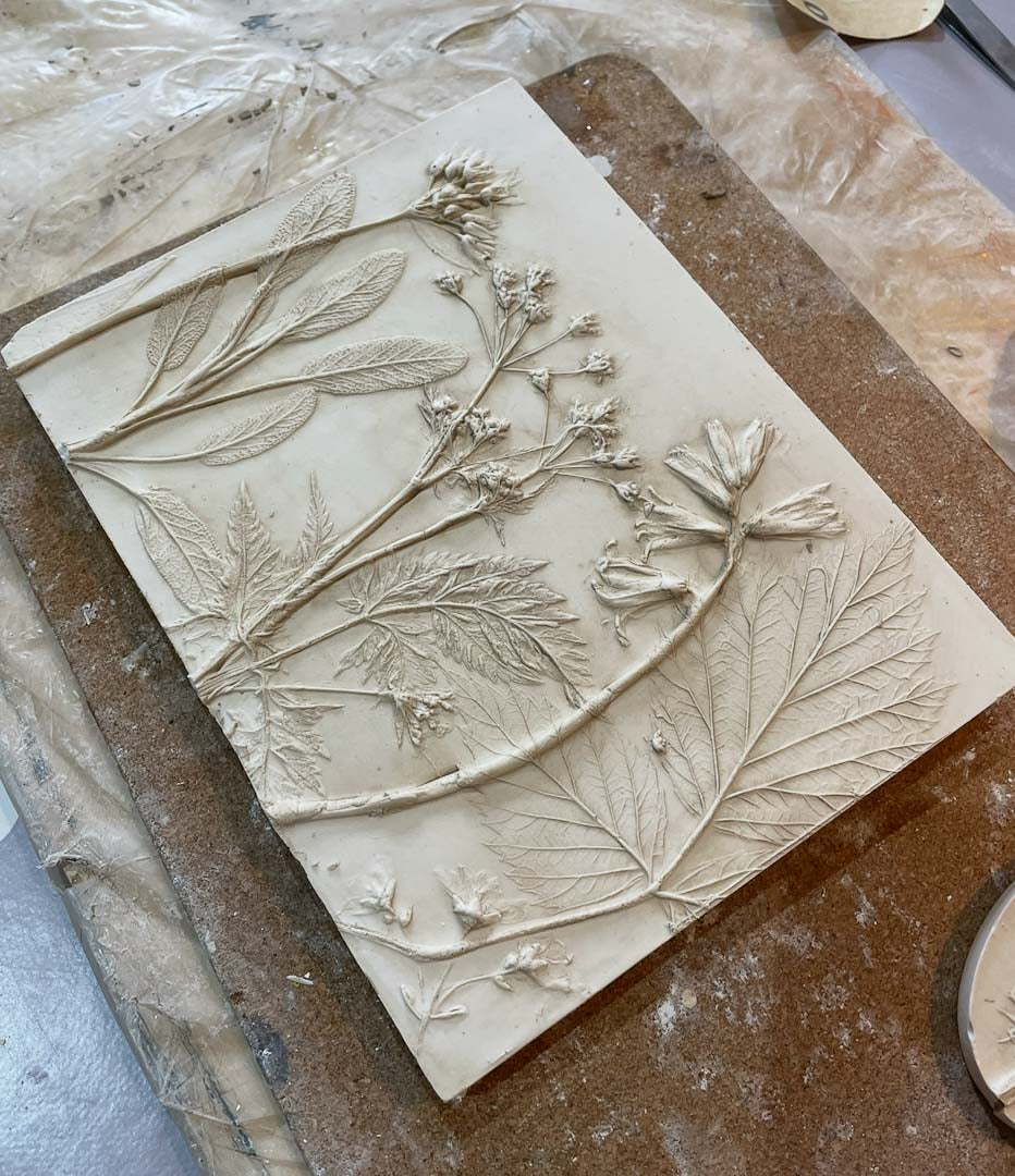 Botanical Bas Relief Plaque Workshop 2_Just Makers