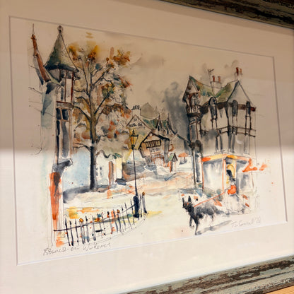 Bowness on Windermere Framed Giclee Print - Tim Gomersall Art_Just Makers