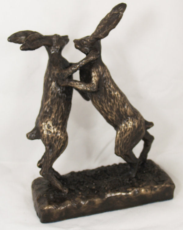 Boxing Hares Medium – John Rattenbury_Just Makers