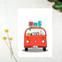 Camper Van Sprocket A4 Print - Sarah Westwood Illustrator_Just Makers