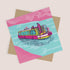 Canal Boat Greeting Card - Bejojo Art_Just Makers