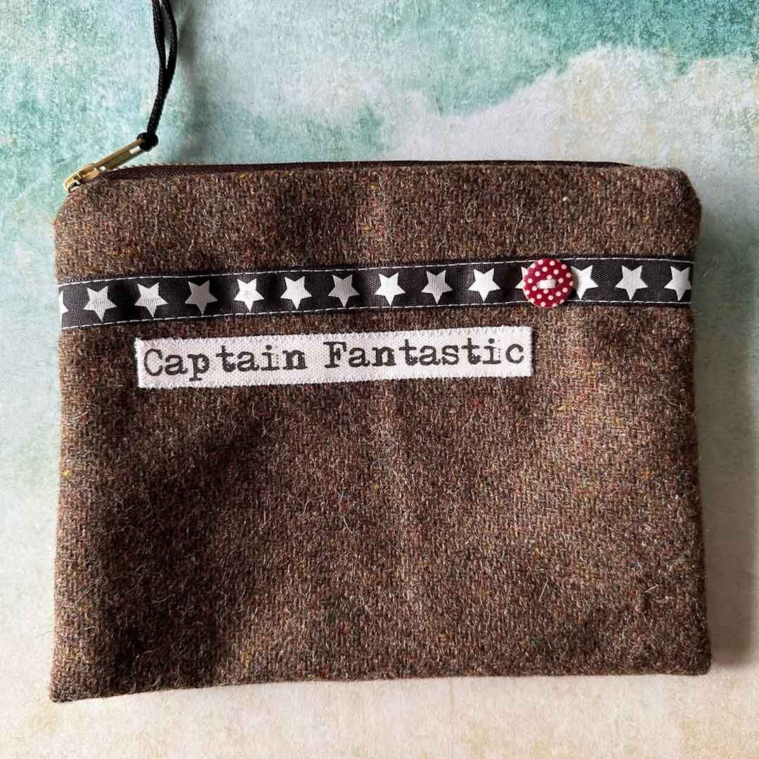Captain Fantastic Purse for Men - Touchy Feely Textiles_Just Makers