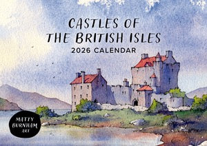Castles of the British Isles 2026 Calendar - Matty Burnham_Just Makers