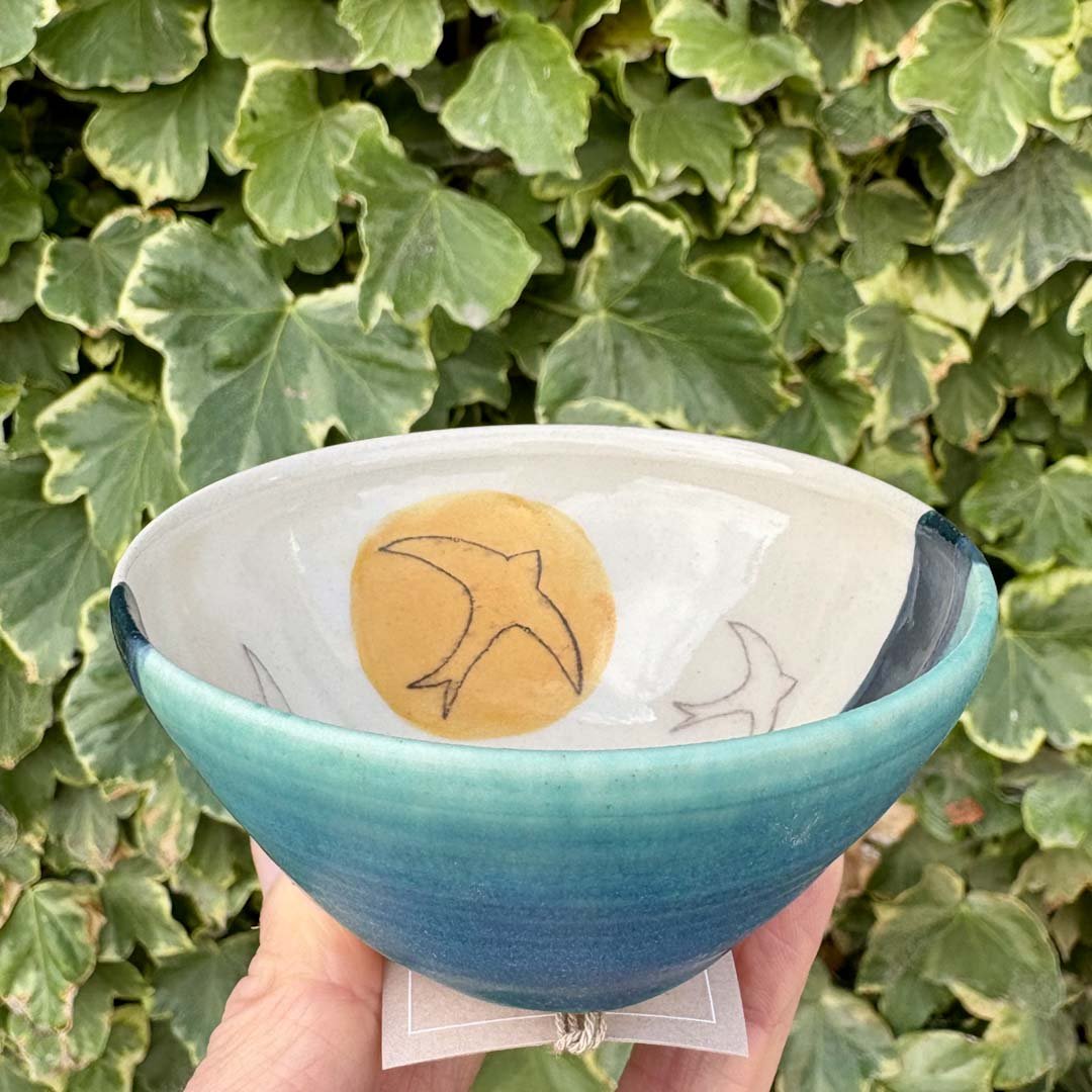 Ceramic Olive Bowl - Swift - Lorna Gilbert - Just Makers Lorna Gilbert Ceramics